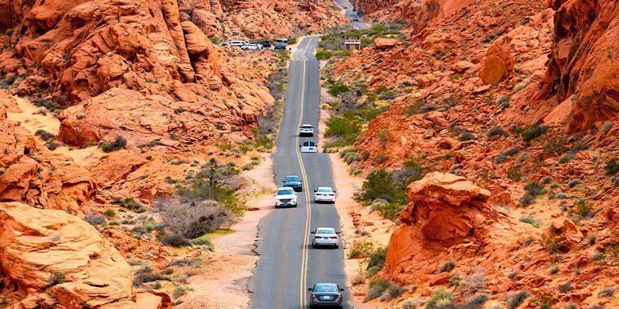 White Domes Road Valley of Fire State Parkissa Yhdysvalloissa