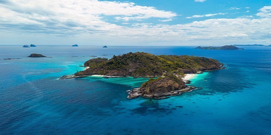 Nosy Tsarabanjina lähellä Nosy beä Madagaskarissa.