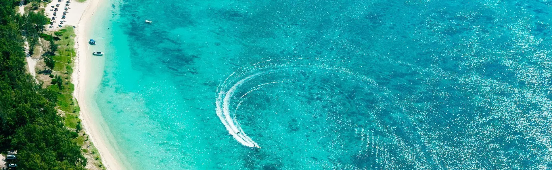 Ilmakuva Mauritiuksen itärannikolta